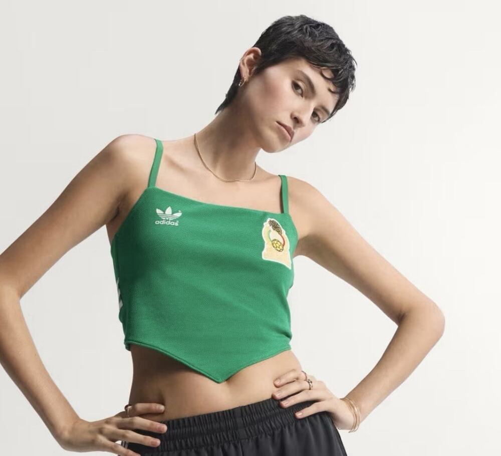 adidas Mexico Crop Top world Cup 2026 Deconstructed Jersey XL Shakira Dai Dai